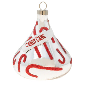 HERSHEY'S Candy Cane Kiss Ornament