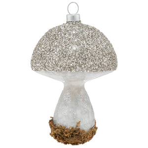 Glimmering Mushroom Ornament