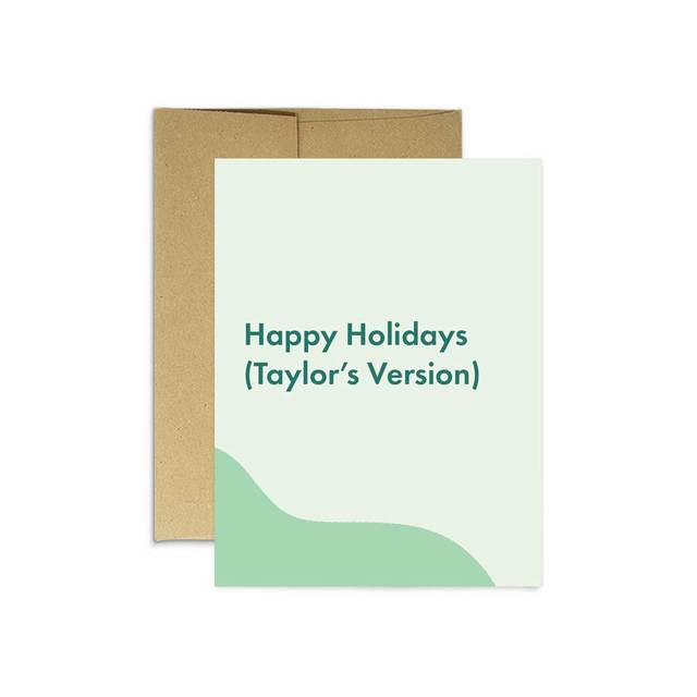Happy Holidays (Taylor's Version) Card