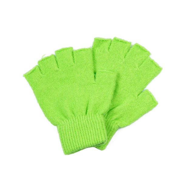 Neon Fingerless Gloves