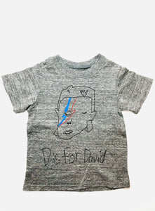 D is for David Toddler Tee